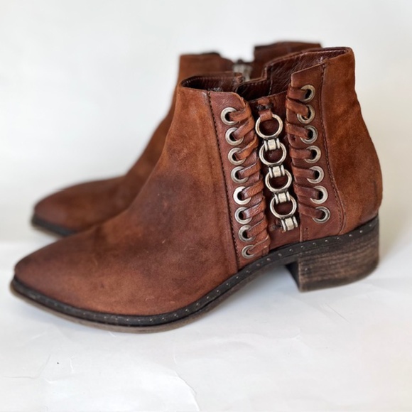 A.S.98 Shoes - A.S 98 Cheyenne AirStep Brown Boho Ankle Western Boot Size 38